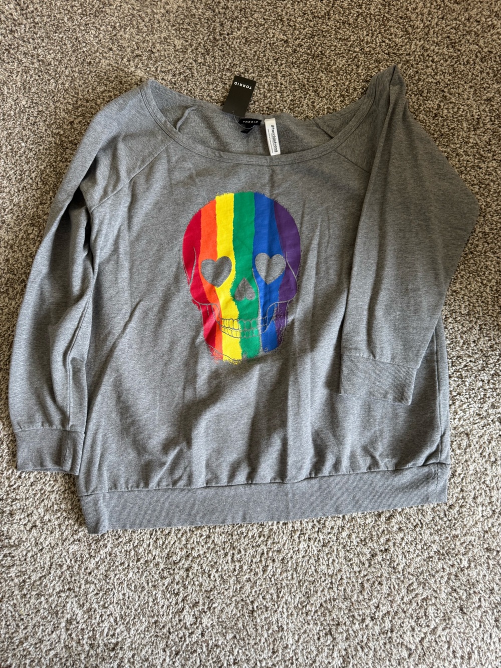 Torrid Pride Skull Sweatshirt